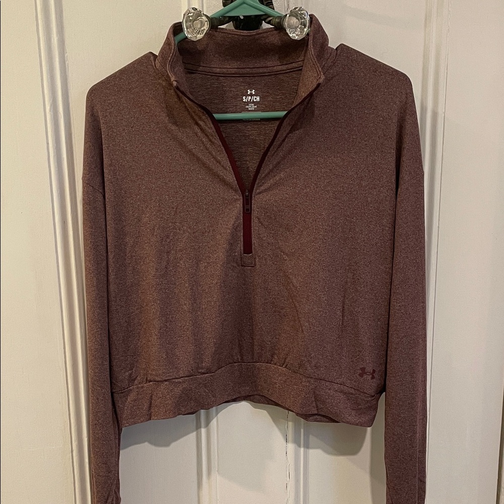 Under Armour Women's Burgundy Quarter-Zip